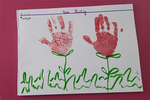 Palm painting - 5