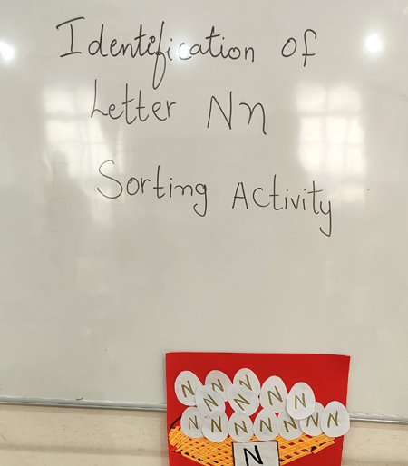 Letter N - Nest Activity