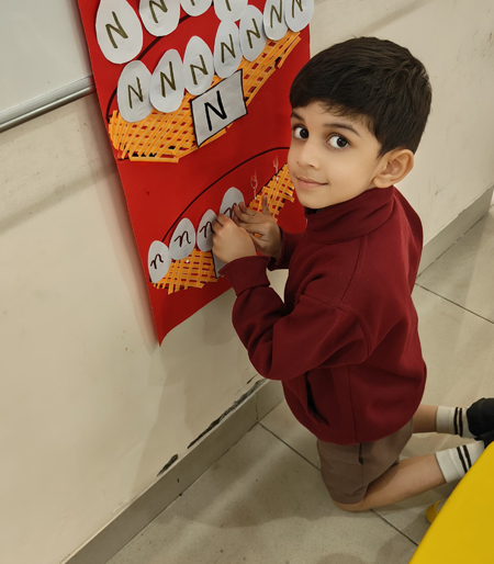 Letter N - Nest Activity