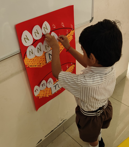 Letter N - Nest Activity