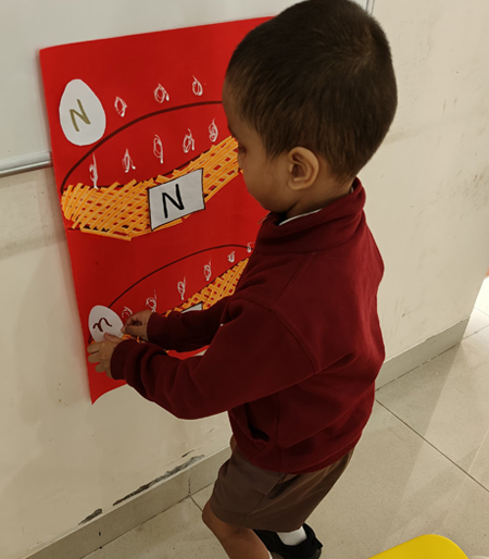Letter N - Nest Activity
