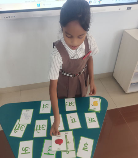 Hindi alphabet letters