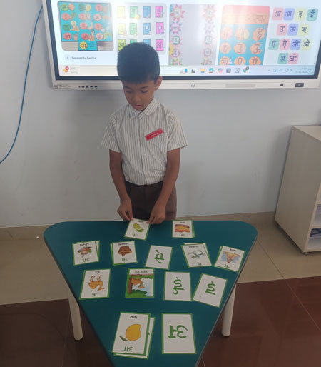 Hindi alphabet letters