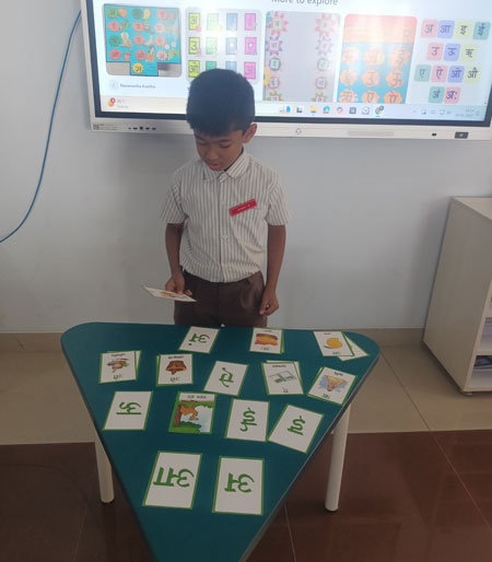 Hindi alphabet letters
