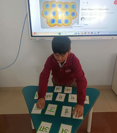 Hindi alphabet letters