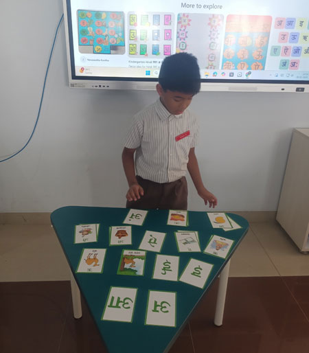 Hindi alphabet letters