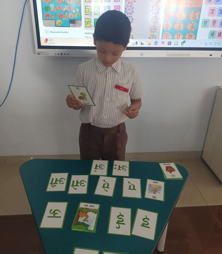 Hindi alphabet letters