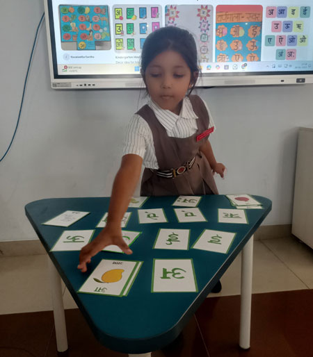 Hindi alphabet letters