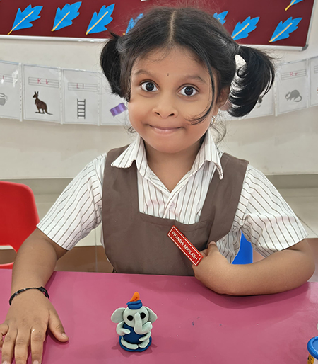 Ganesha Chaturthi - A Creative Clay Activity for KG 1