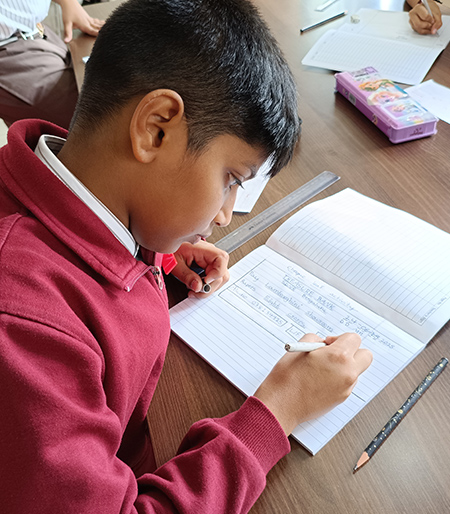 Cheque Leaf Large Numbers