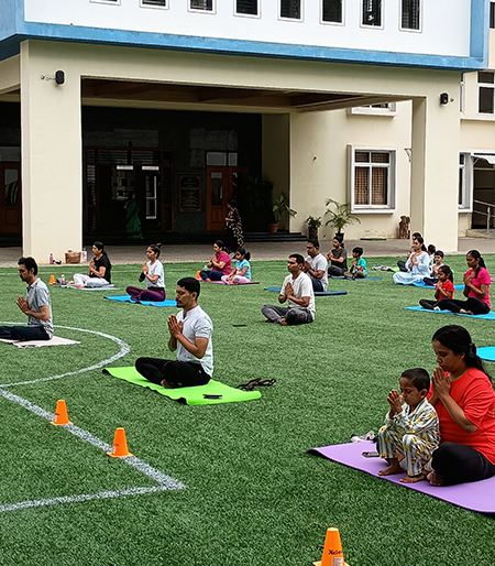 Parents’ Yoga Session