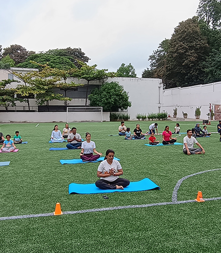 Parents’ Yoga Session