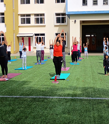 Parents’ Yoga Session