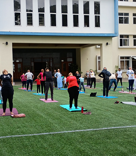 Parents’ Yoga Session