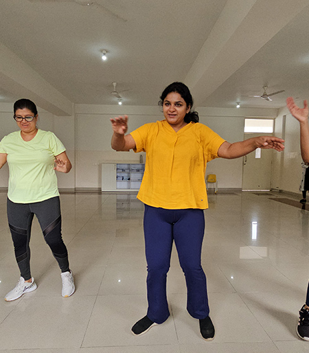 Zumba Practice Session