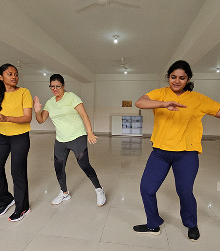 Zumba Practice Session