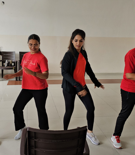 Zumba Practice Session