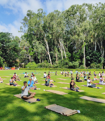 Raman Institute Yoga Day